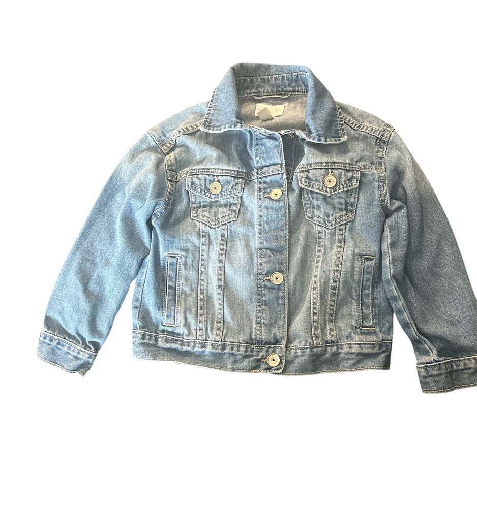 The Children's Place Baby Toddler Girl Denim Jacket, BRAMBLE WASH